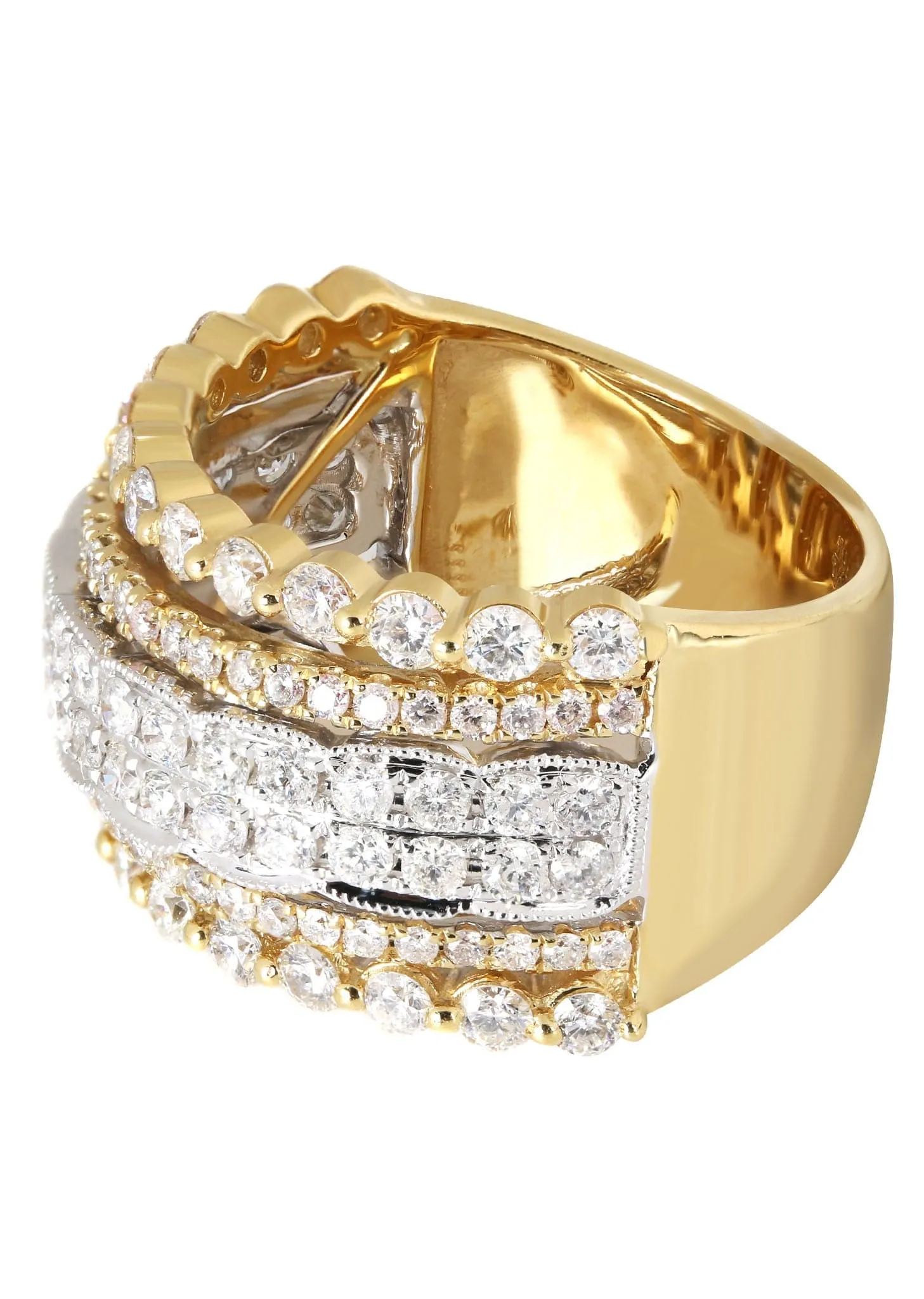 14K Ladies Diamond Cocktail Ring | 1.97 Carats | 8.3 Grams