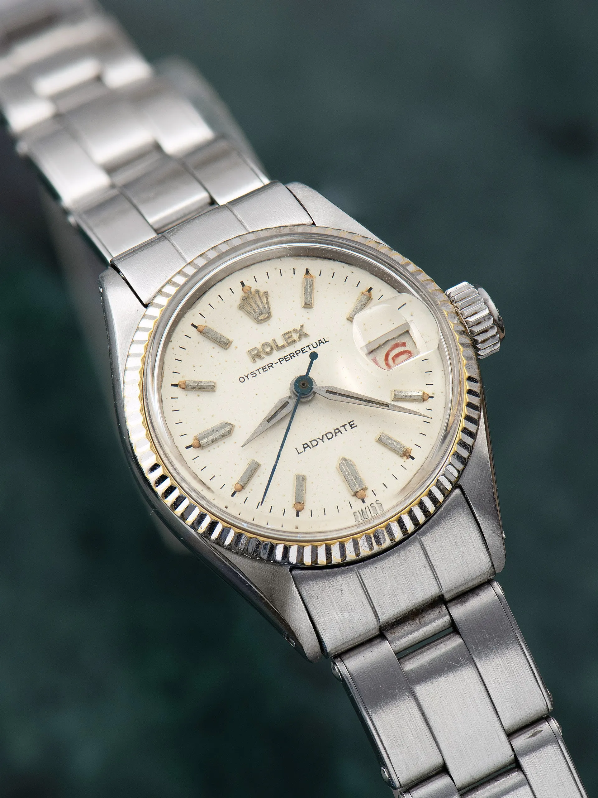 1960 Rolex Ladydate (Ref. 6517) Silver Dial W/ Red Date Wheel