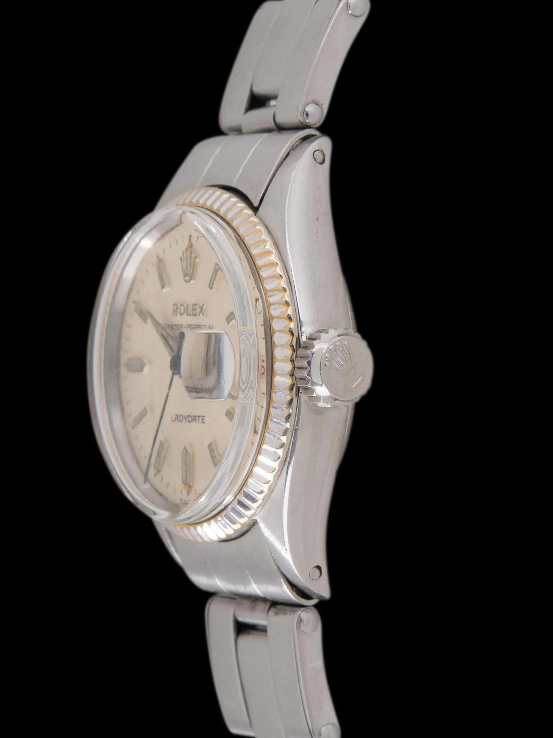 1960 Rolex Ladydate (Ref. 6517) Silver Dial W/ Red Date Wheel