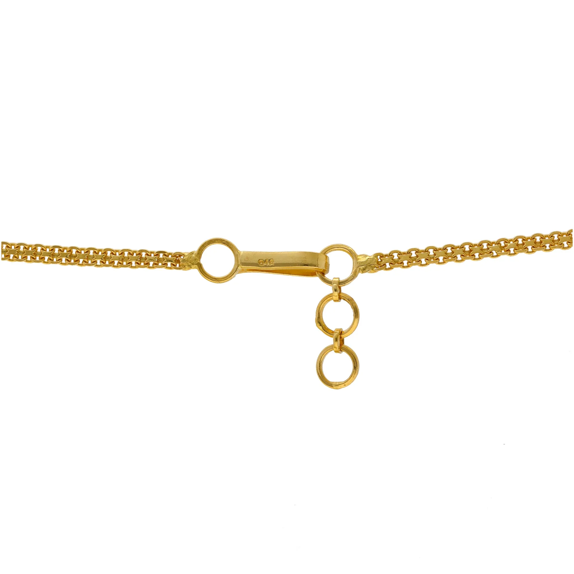 22K Yellow Gold Necklace Set (49.6gm)