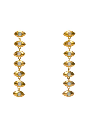 7 Eye Dangle Earrings