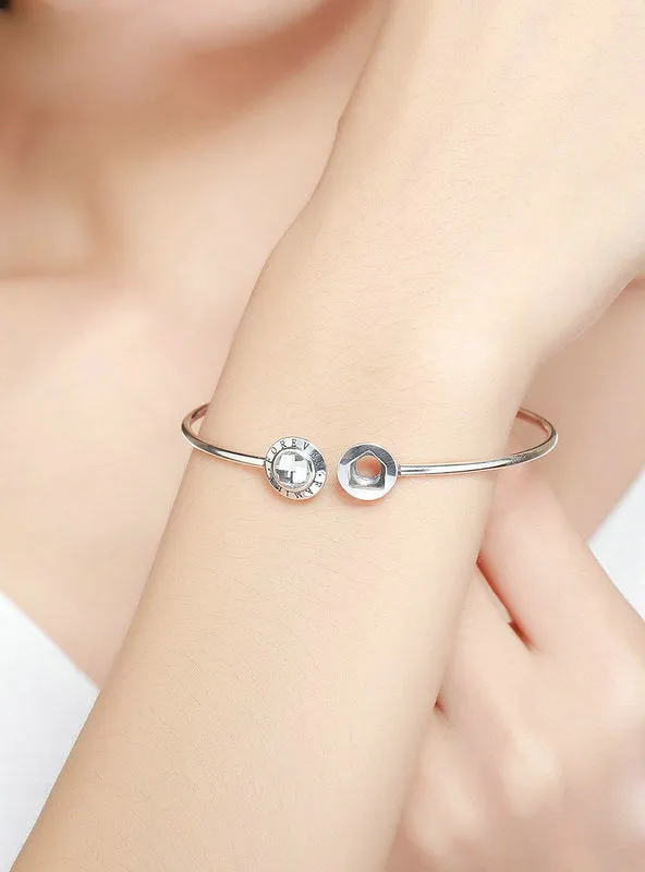 925 Sterling Silver Family Forever Clear