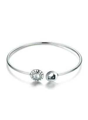 925 Sterling Silver Family Forever Clear