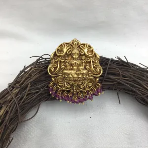 Antique Gold Finish Cocktail Adjustable Ring 9712-4751