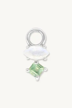 Astrid Marquise Apatite Silver Charm