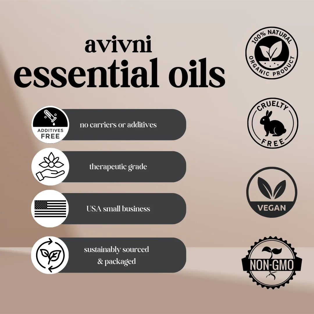 Avivni Amber Essential Oil- 100% Pure, Organic, Therapeutic Grade, 0.33oz (10ml)