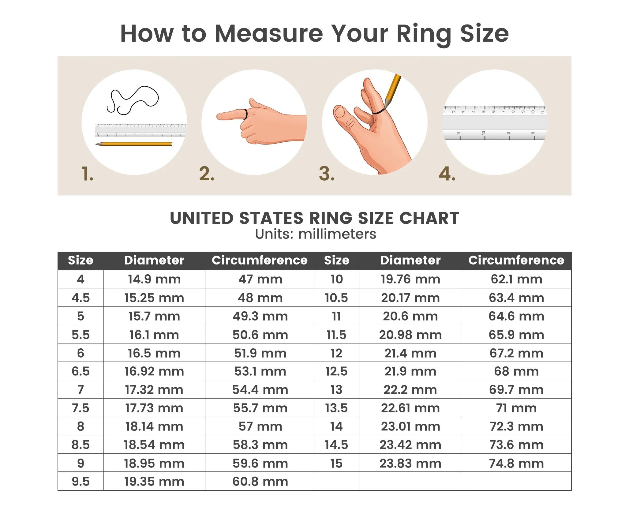 BAGUETTE AND ROUND 3MM CZ RING