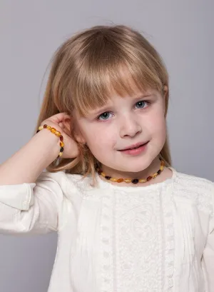 BERNSTEINKETTE FÜR KINDER AUS 100 % BALTISCHEM BERNSTEIN