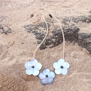 Blossom Plumeria Hawaiian Bib Necklace