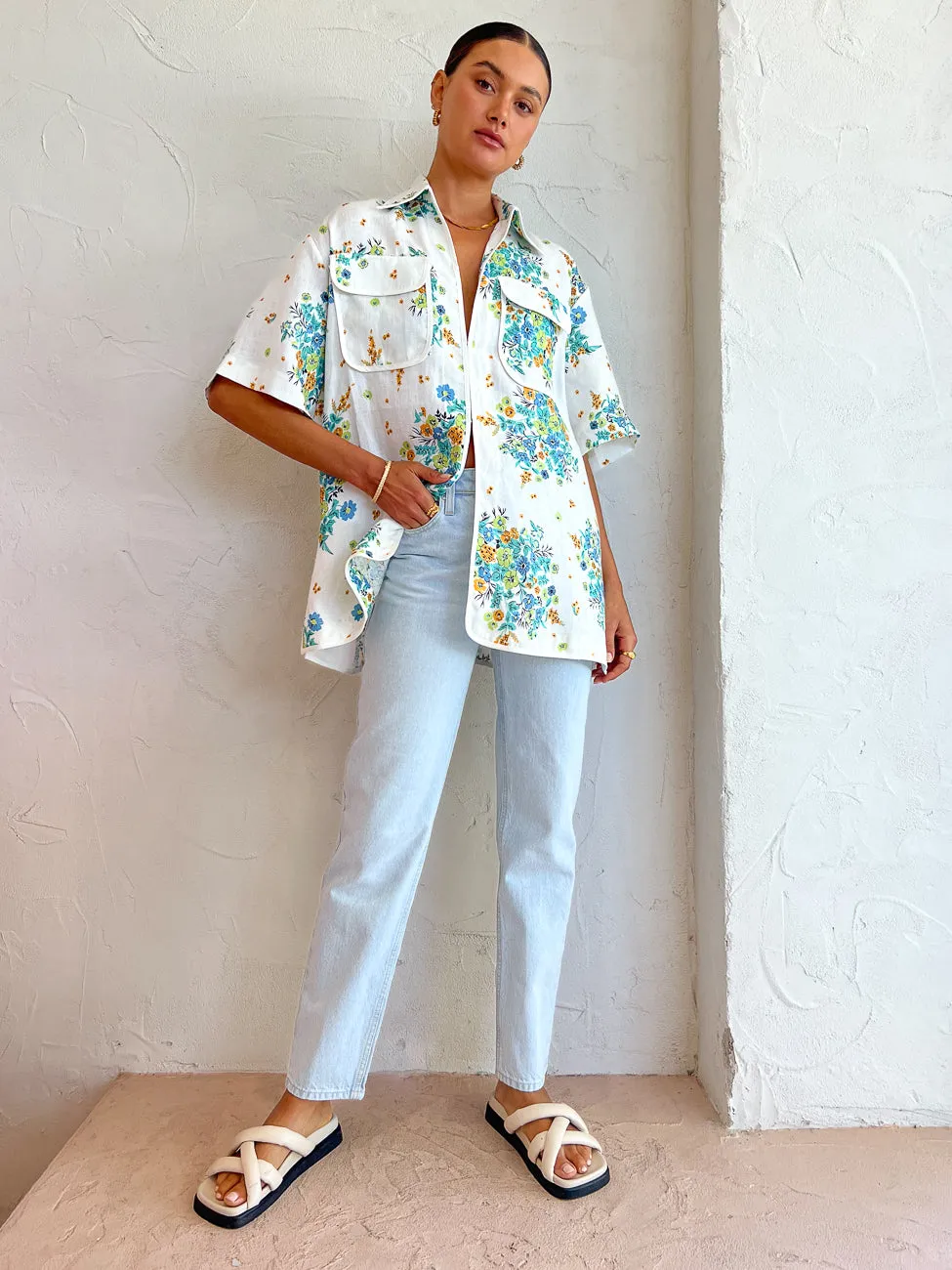 By Johnny Roma Floral Shirt in Roma Floral
