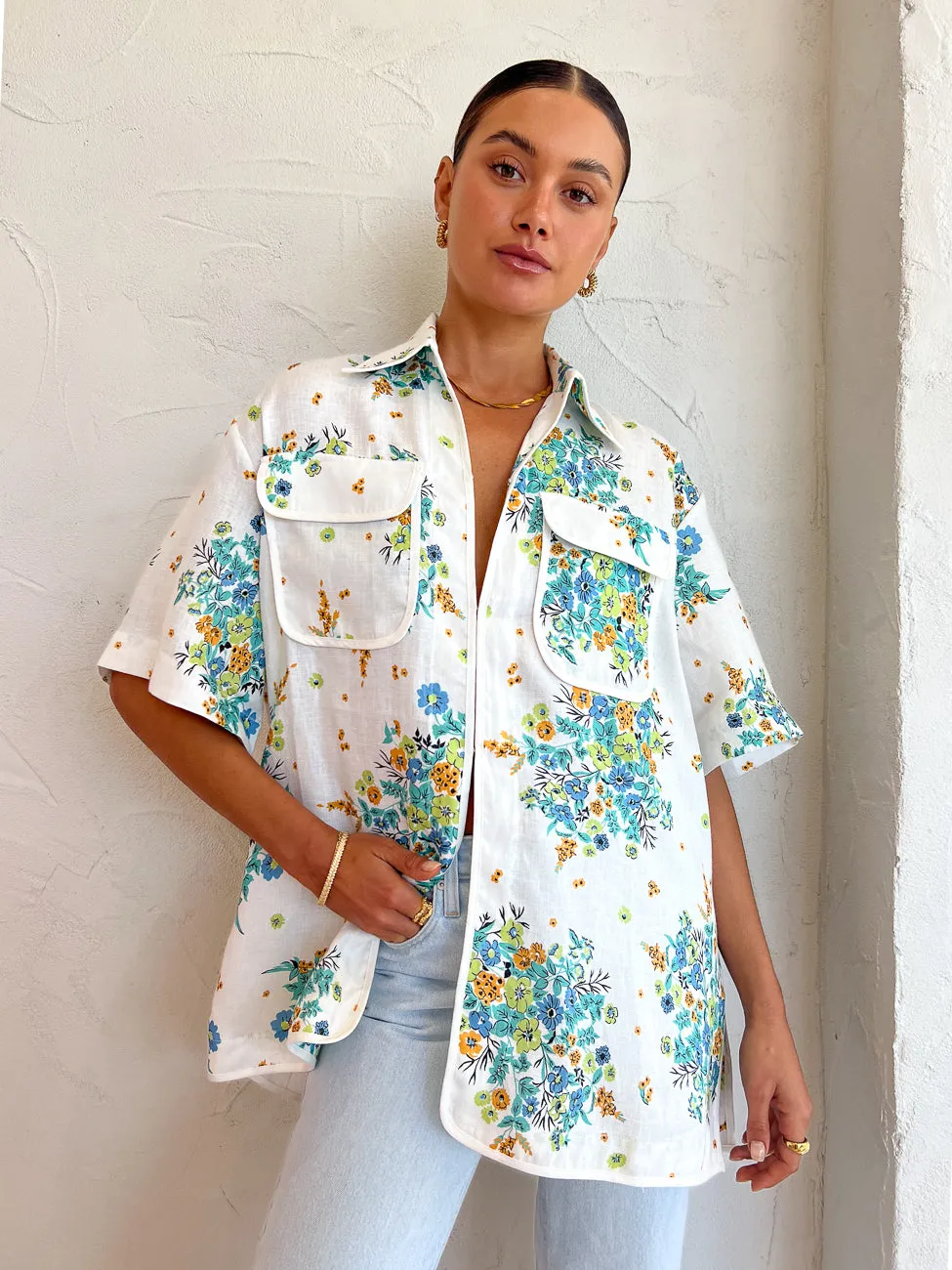 By Johnny Roma Floral Shirt in Roma Floral