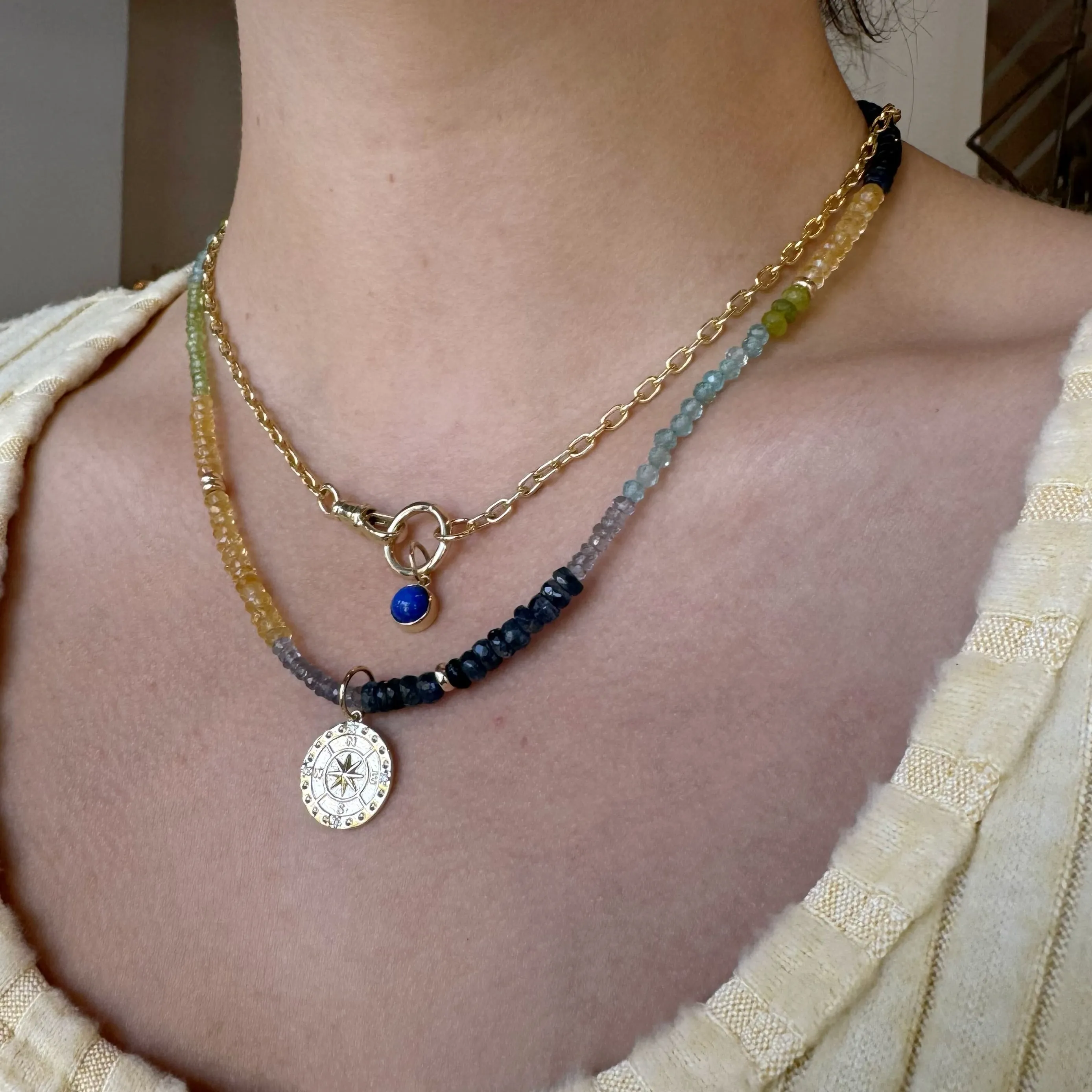 Cabochon Lapis Pendant