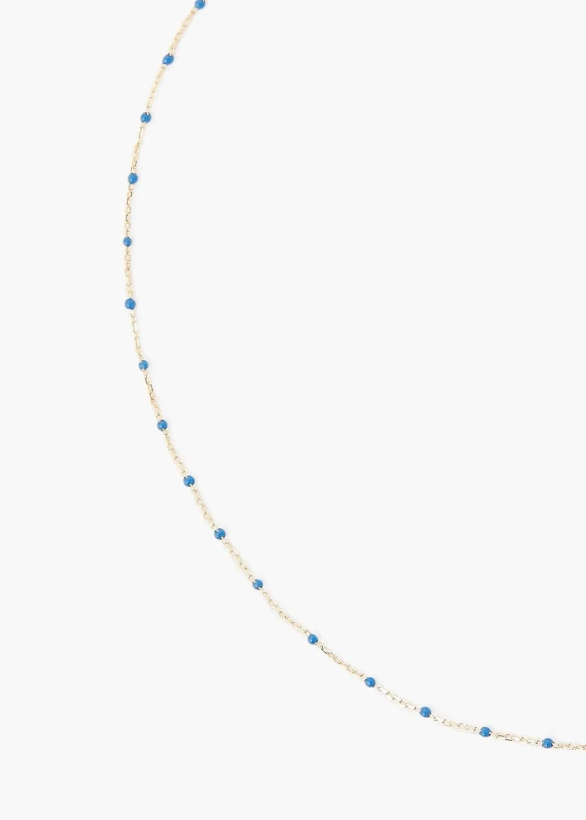 CHAN LUU Stone Blue Beaded Necklace