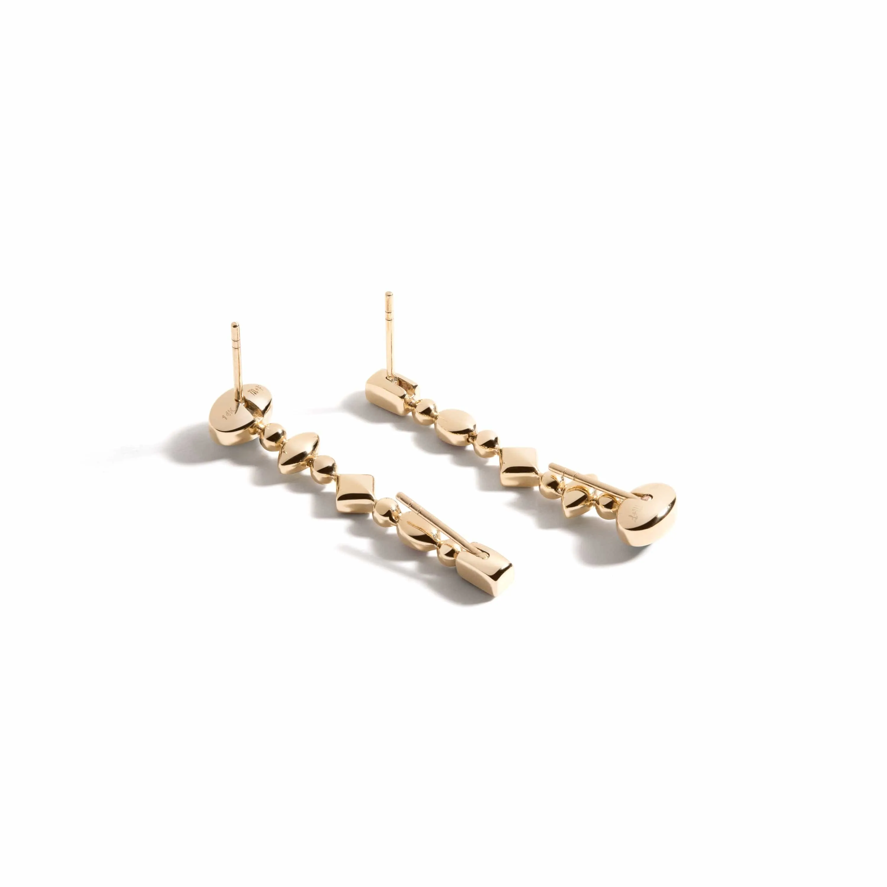 confetti convertible earrings, cool mix