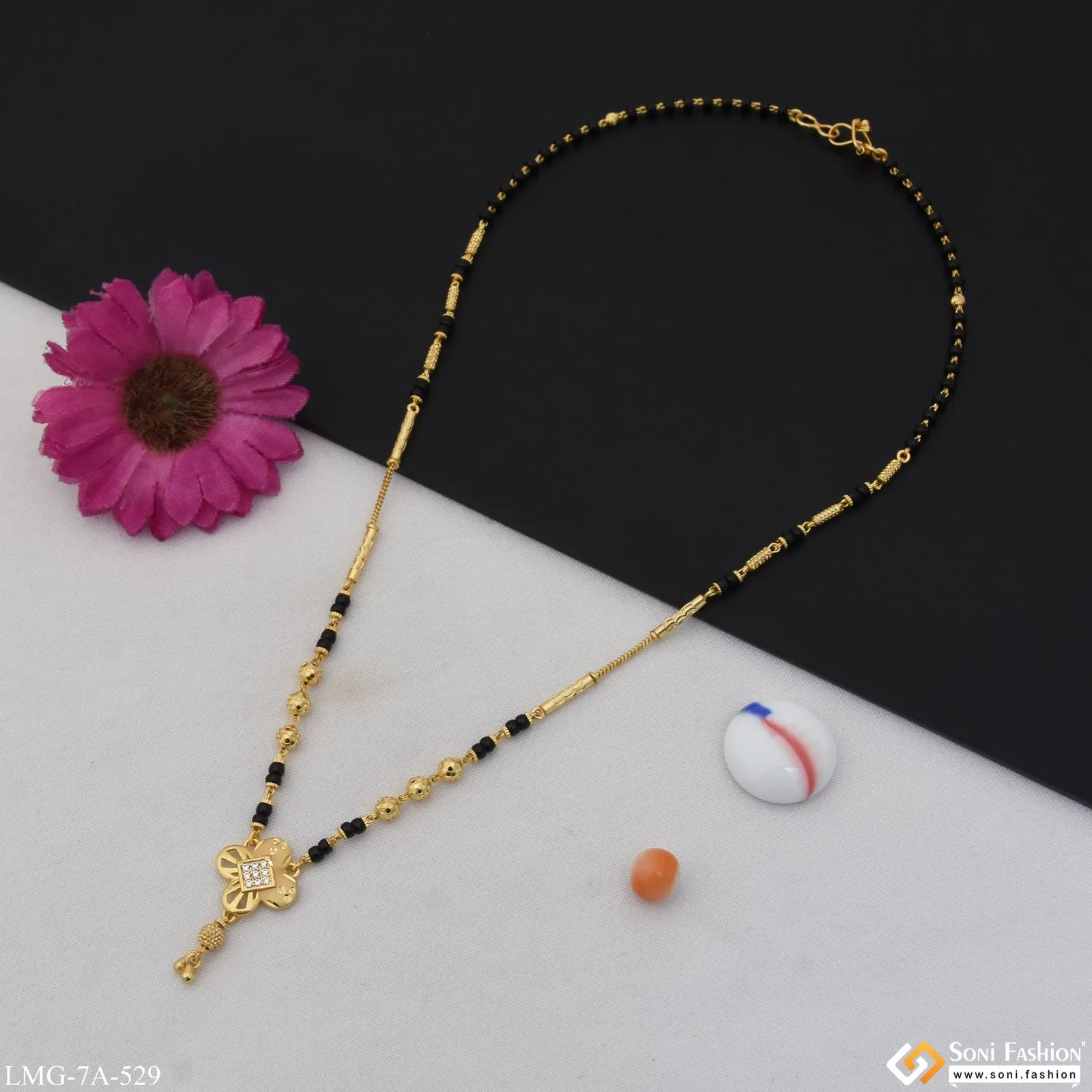 Dazzling Design Gold Plated Mangalsutra for Women - Style A529