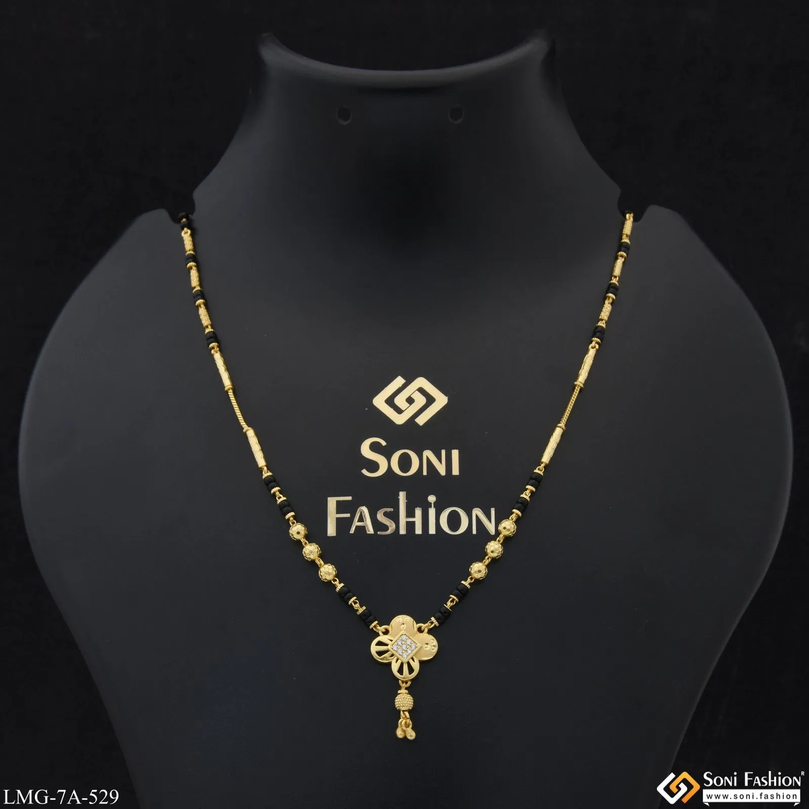 Dazzling Design Gold Plated Mangalsutra for Women - Style A529