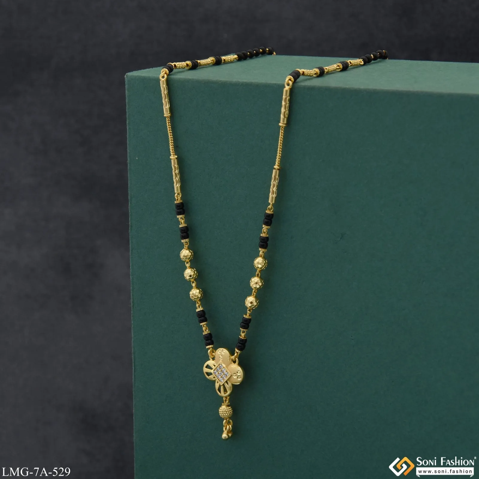 Dazzling Design Gold Plated Mangalsutra for Women - Style A529