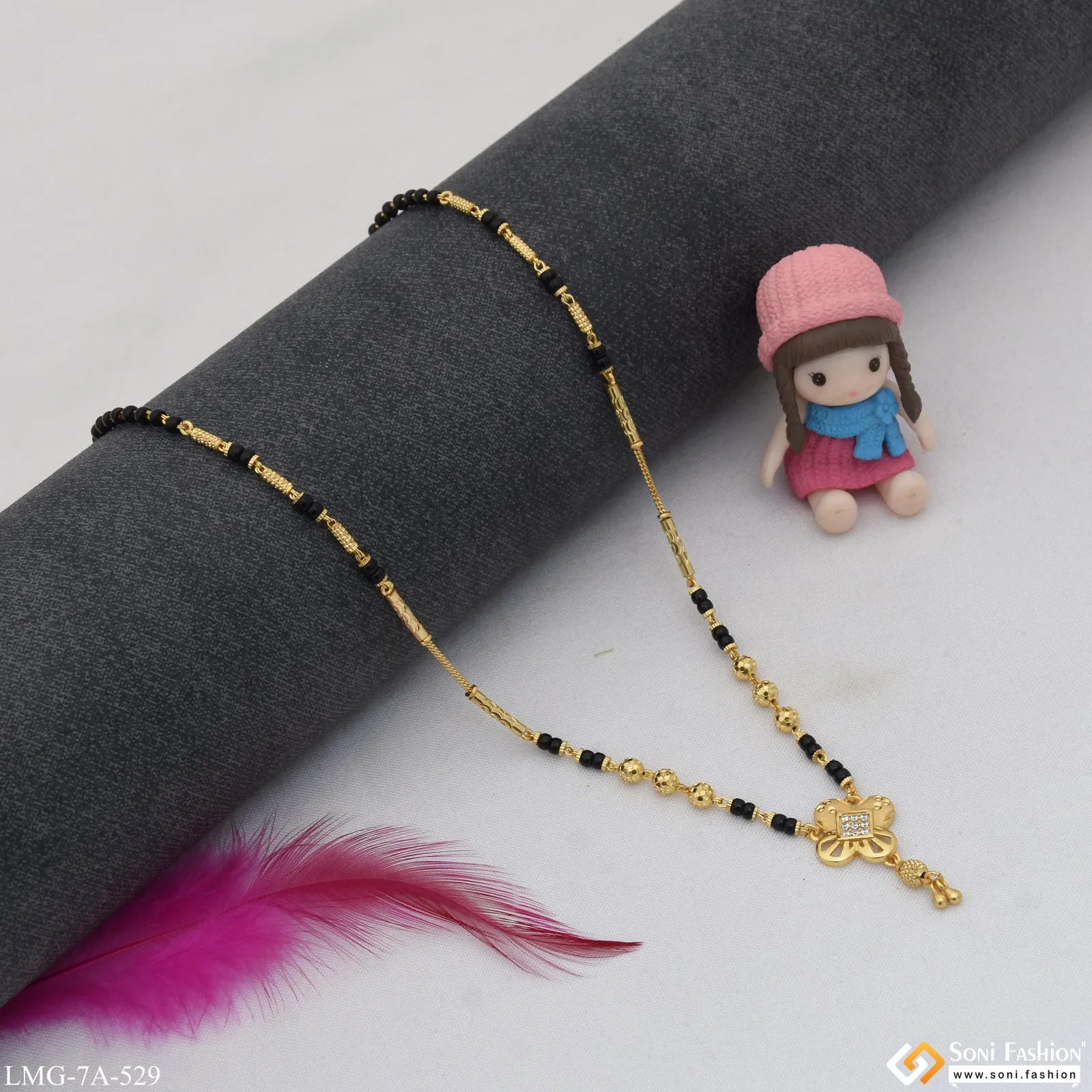 Dazzling Design Gold Plated Mangalsutra for Women - Style A529
