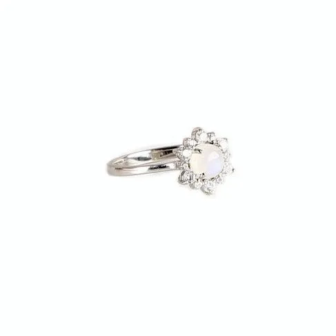 Engagement Moonstone Ring