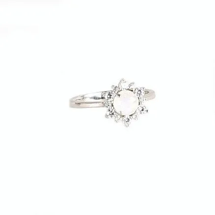Engagement Moonstone Ring