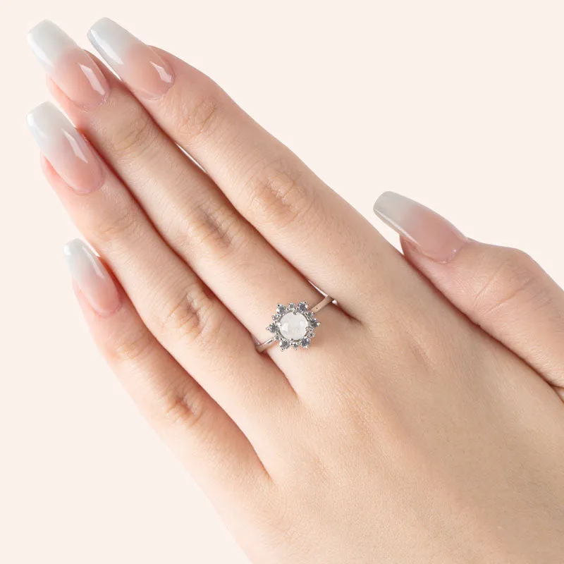 Engagement Moonstone Ring