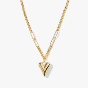 Freya Heart-You Luxe duo chain necklace