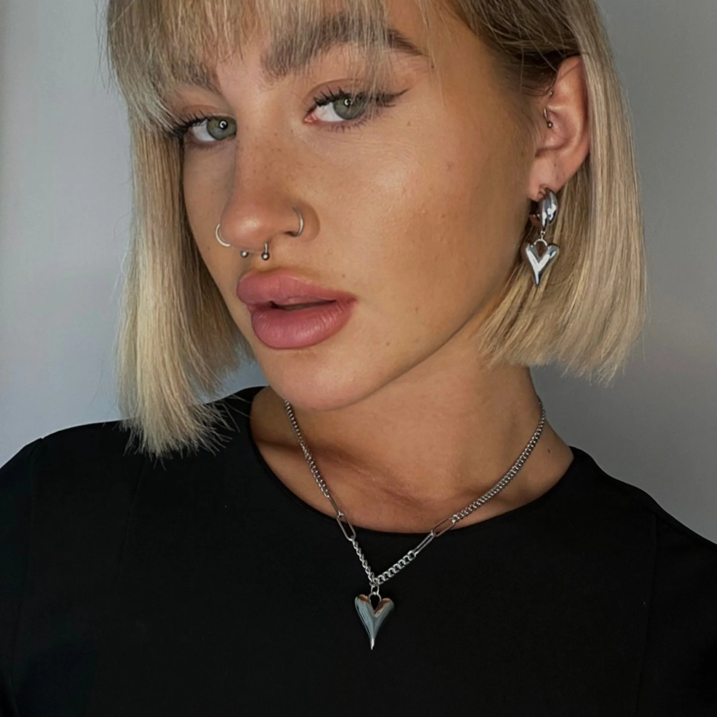 Freya Heart-You Luxe duo chain necklace