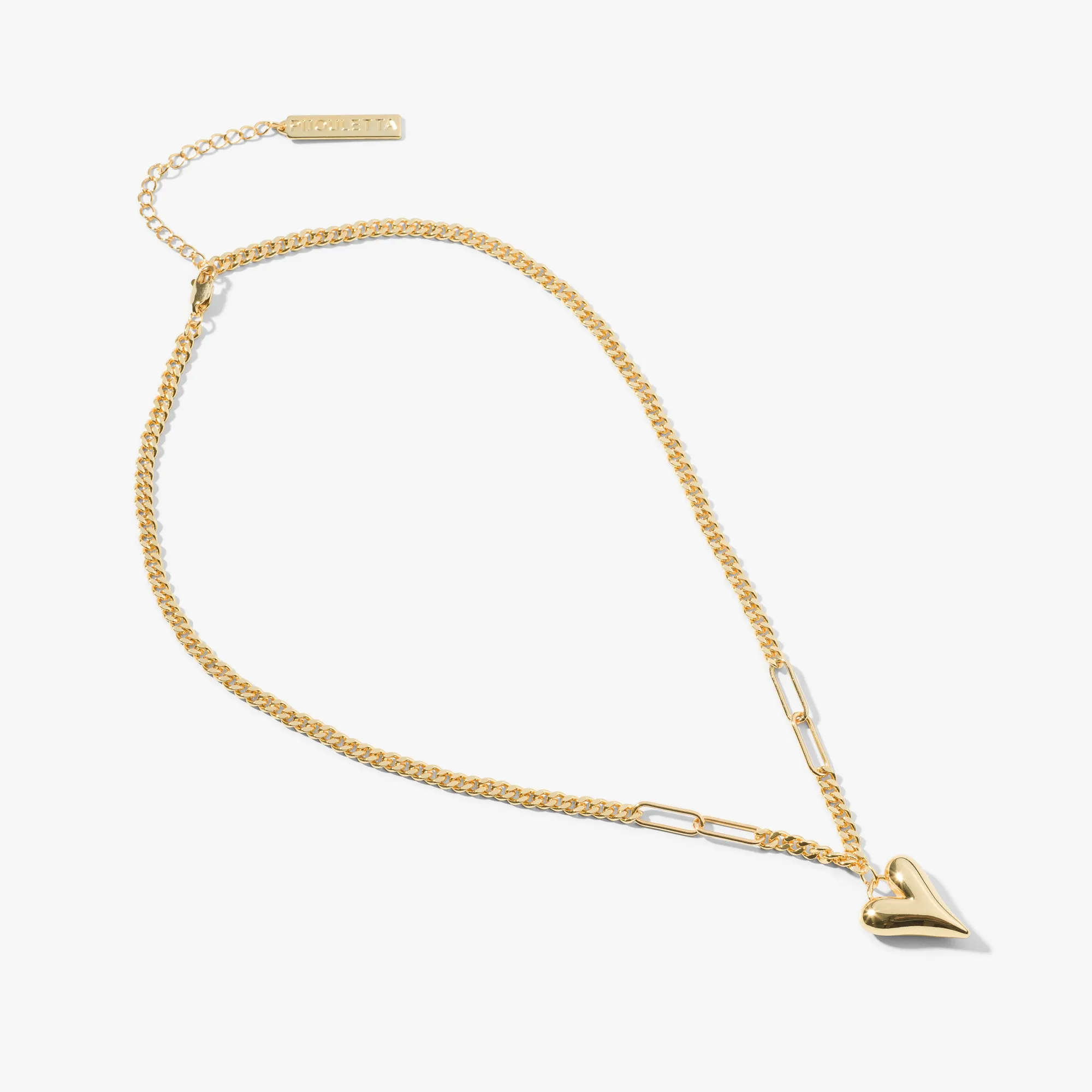 Freya Heart-You Luxe duo chain necklace