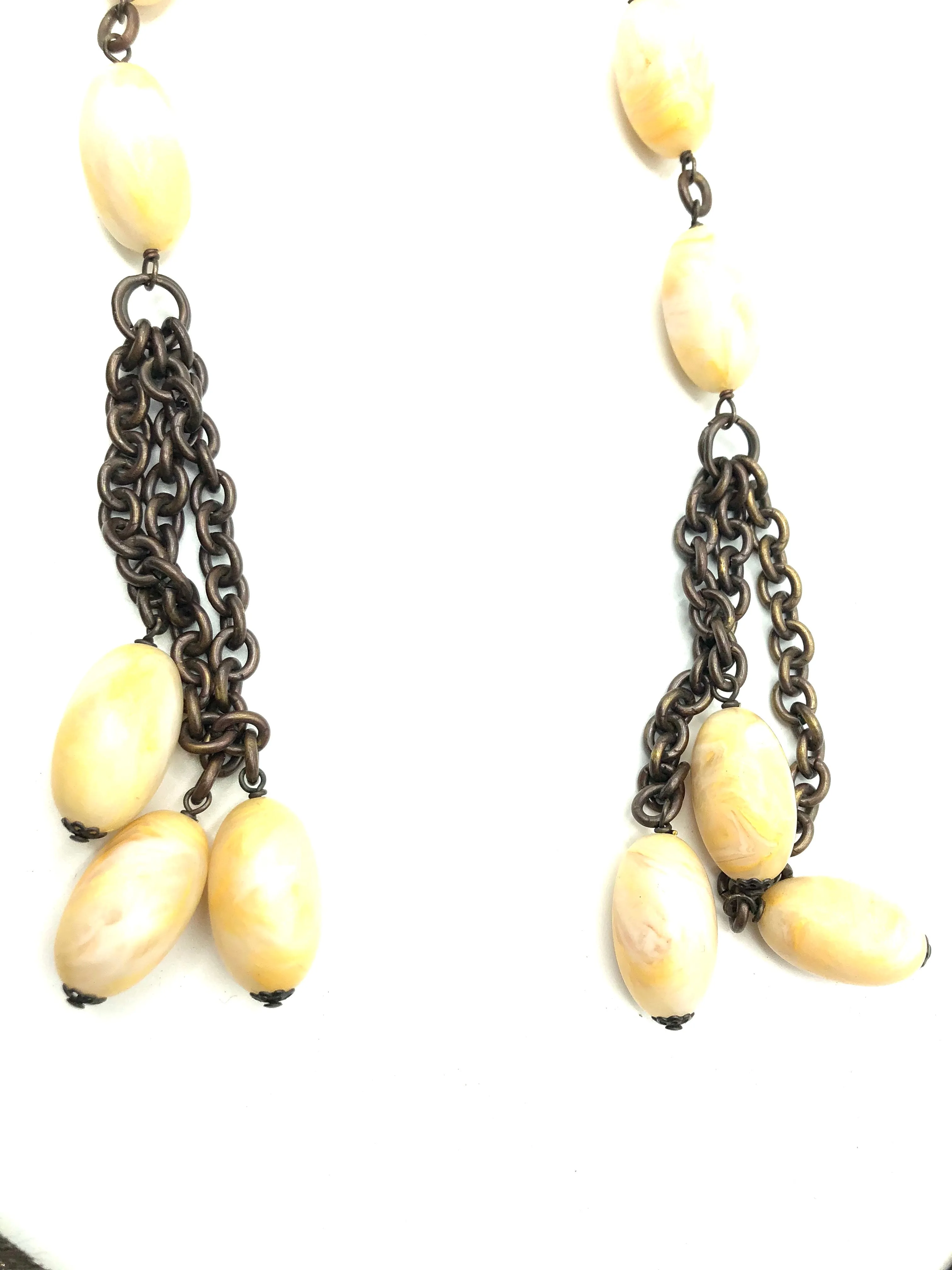 Giorgio Armani 90s Resin Beaded Sautoir