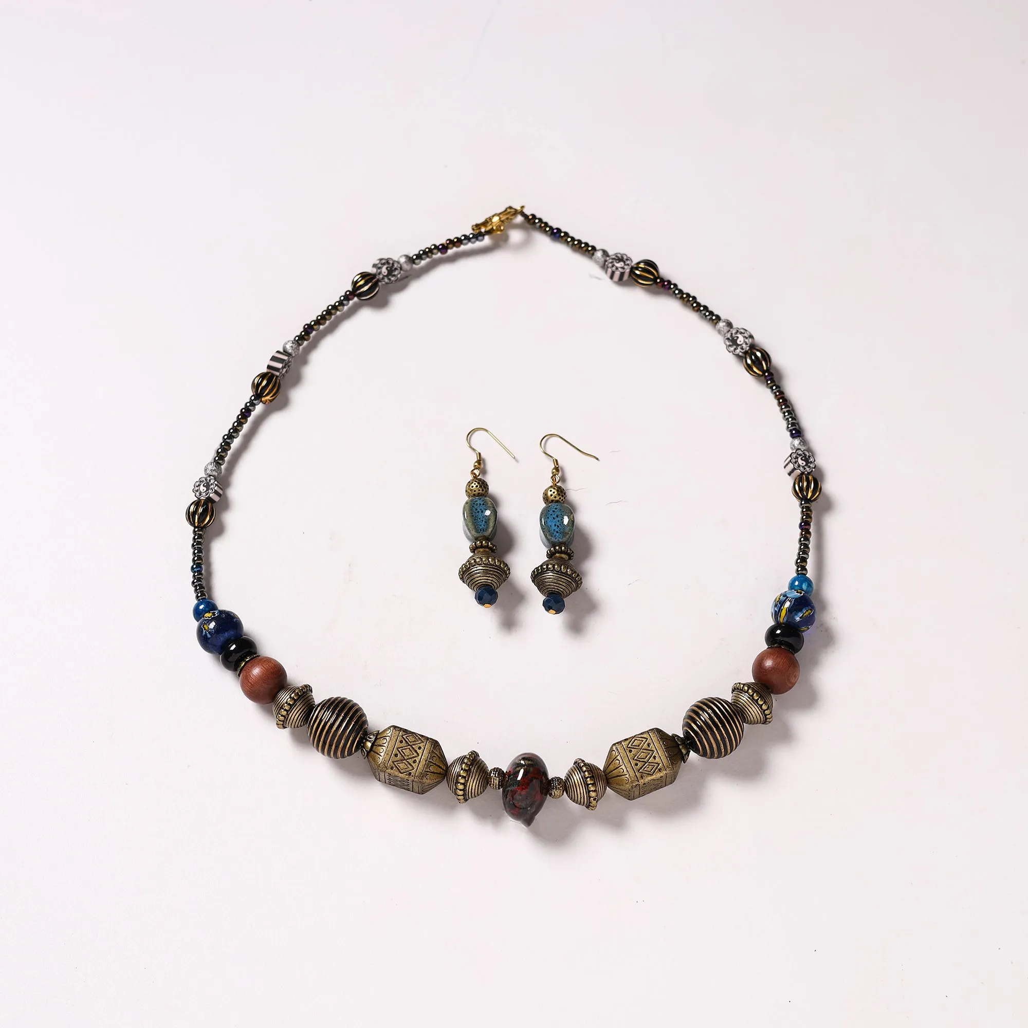 Handmade Beaded Necklace Set 223