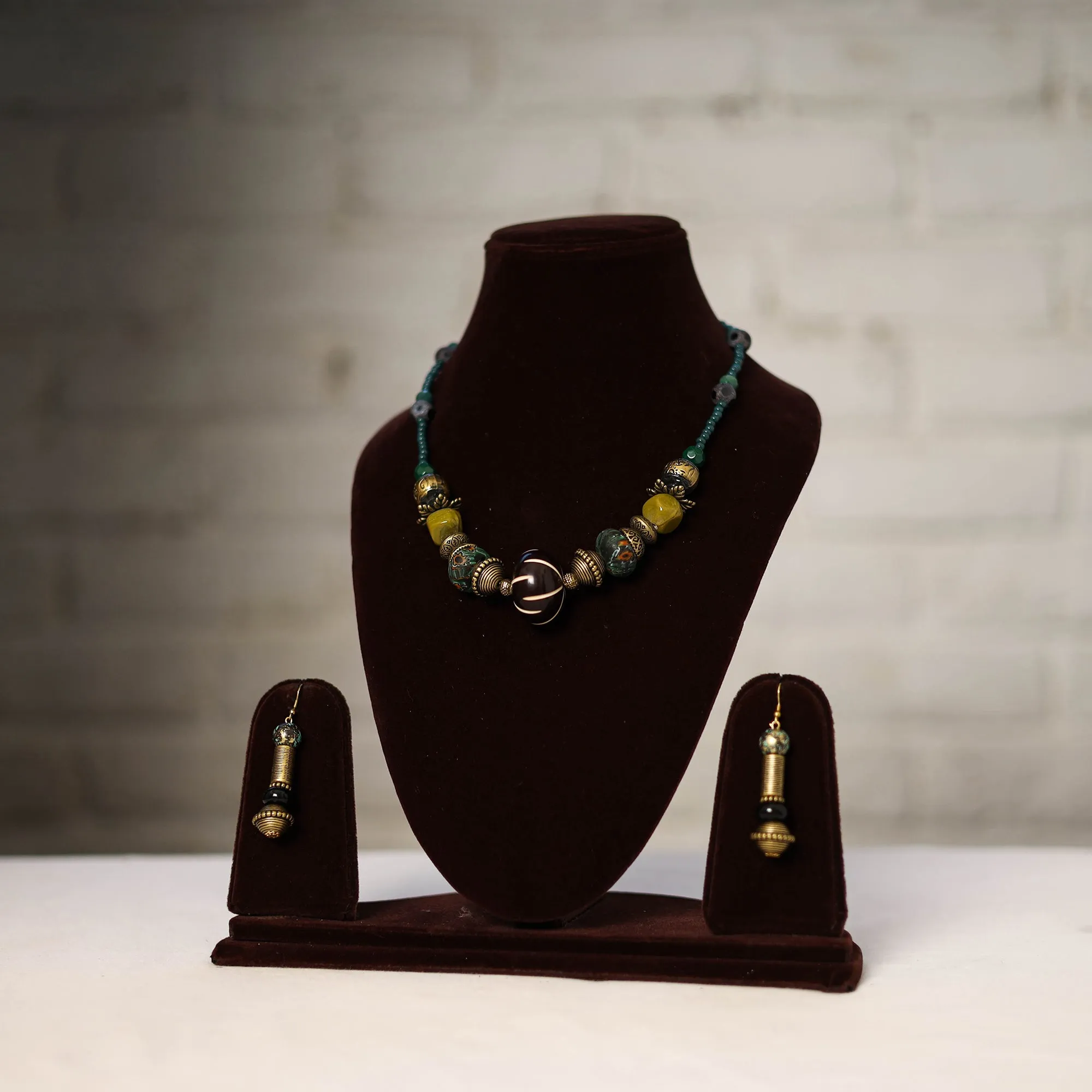 Handmade Beaded Necklace Set 254