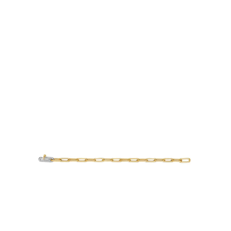 Interlocking Links Bracelet Set with Cosmic Jewellery Roll - Gold - 4859SY