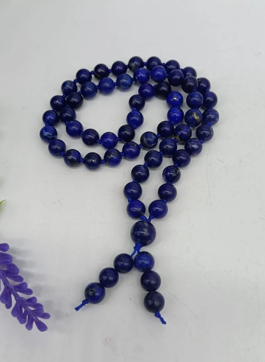 Lapis Lazuli AAA High Quality 54 Mala Beads 6mm with Bracelet Included