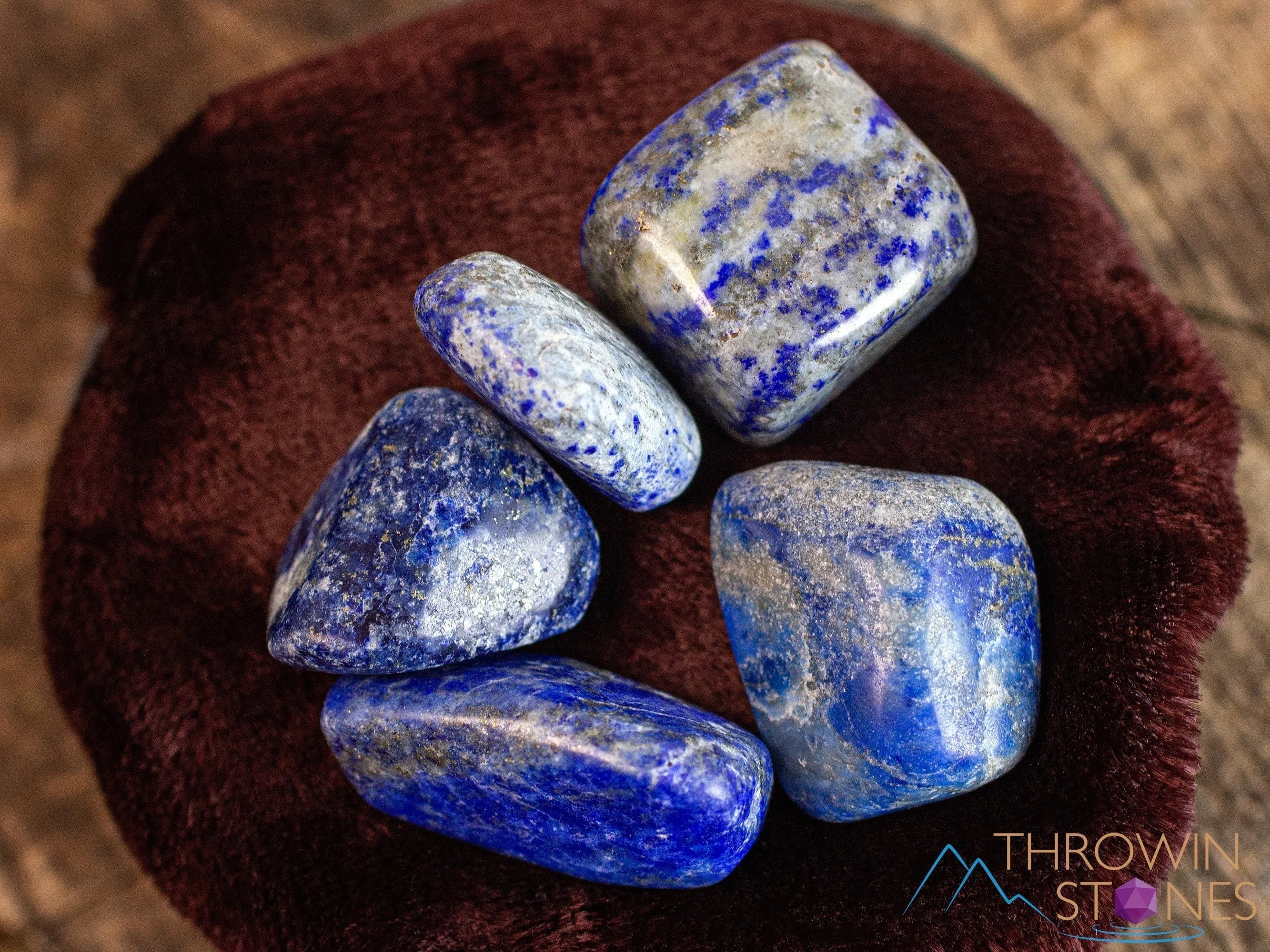 LAPIS LAZULI Tumbled Stones - Irregular  - Tumbled Crystals, Self Care, Healing Crystals and Stones,  E0884