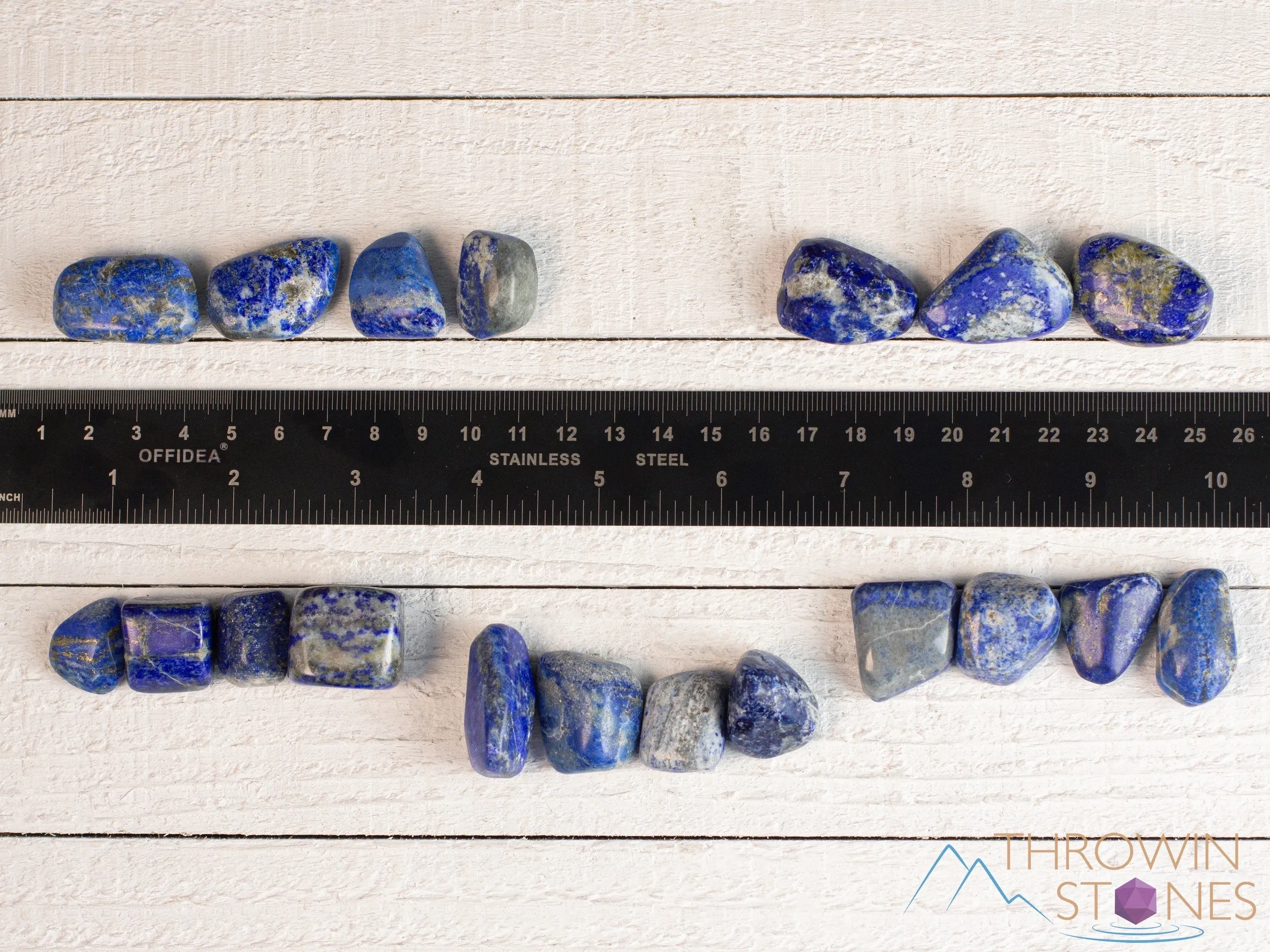 LAPIS LAZULI Tumbled Stones - Irregular  - Tumbled Crystals, Self Care, Healing Crystals and Stones,  E0884