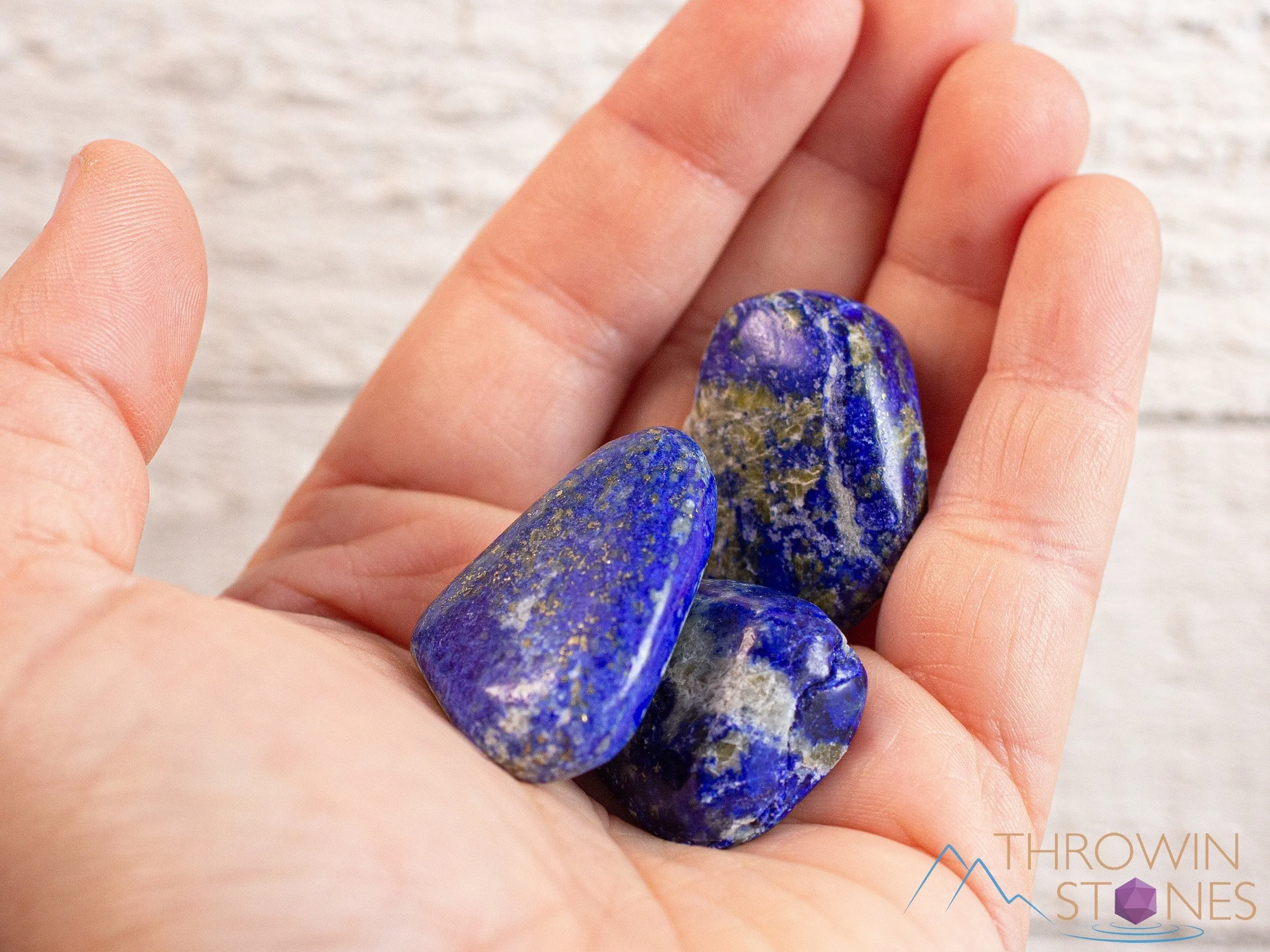 LAPIS LAZULI Tumbled Stones - Irregular  - Tumbled Crystals, Self Care, Healing Crystals and Stones,  E0884