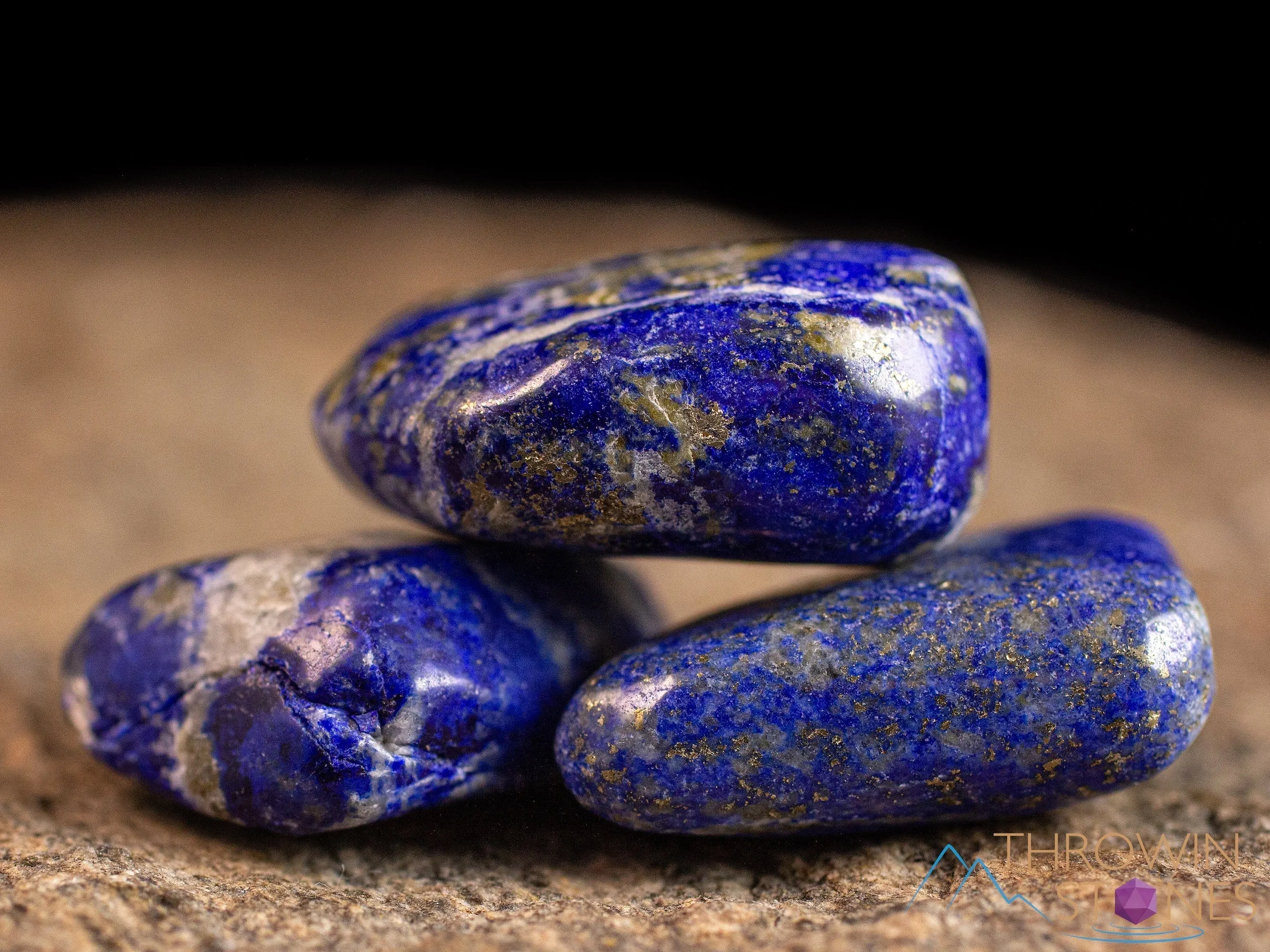 LAPIS LAZULI Tumbled Stones - Irregular  - Tumbled Crystals, Self Care, Healing Crystals and Stones,  E0884