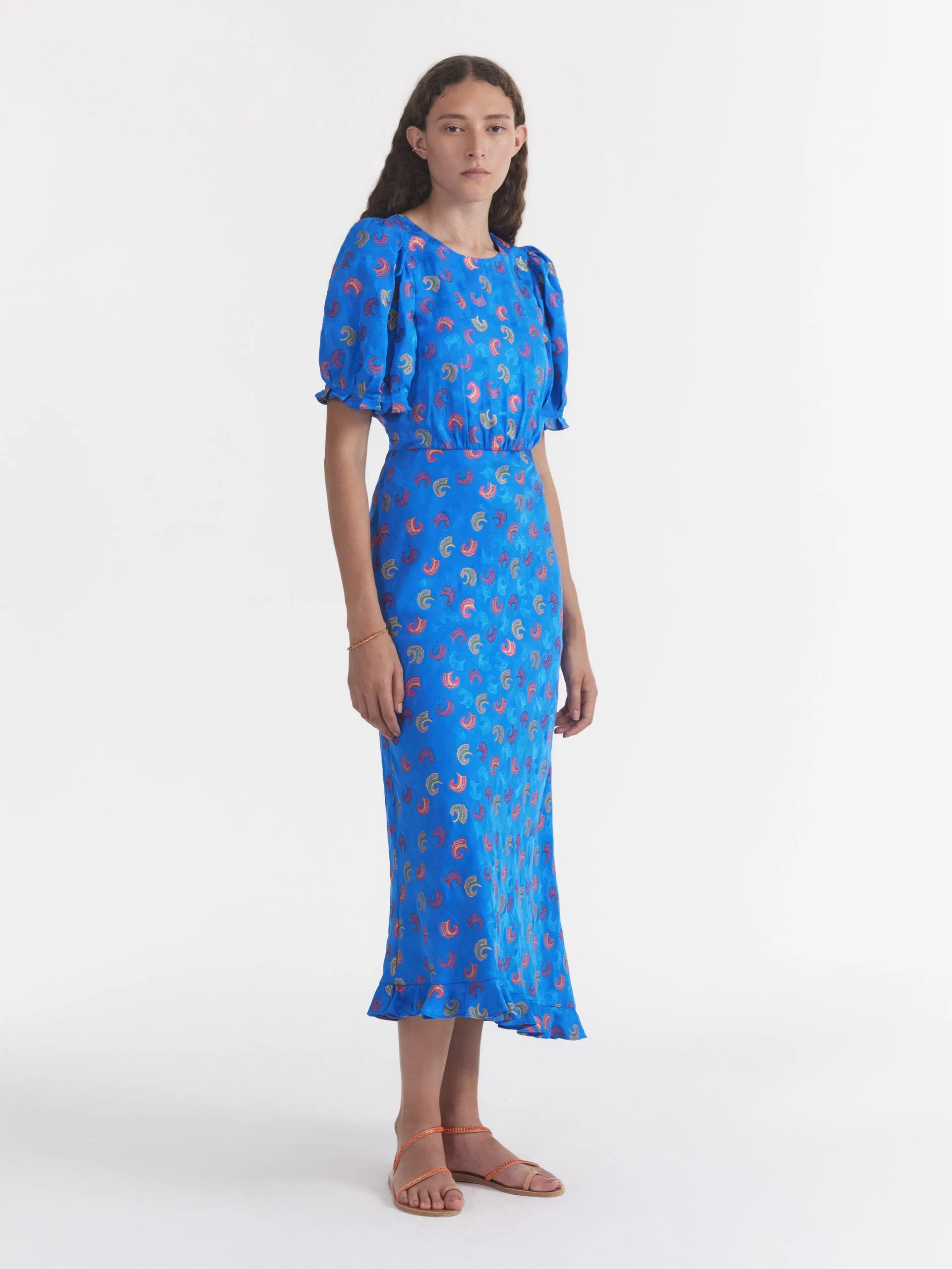 Lapis multi Vida D dress