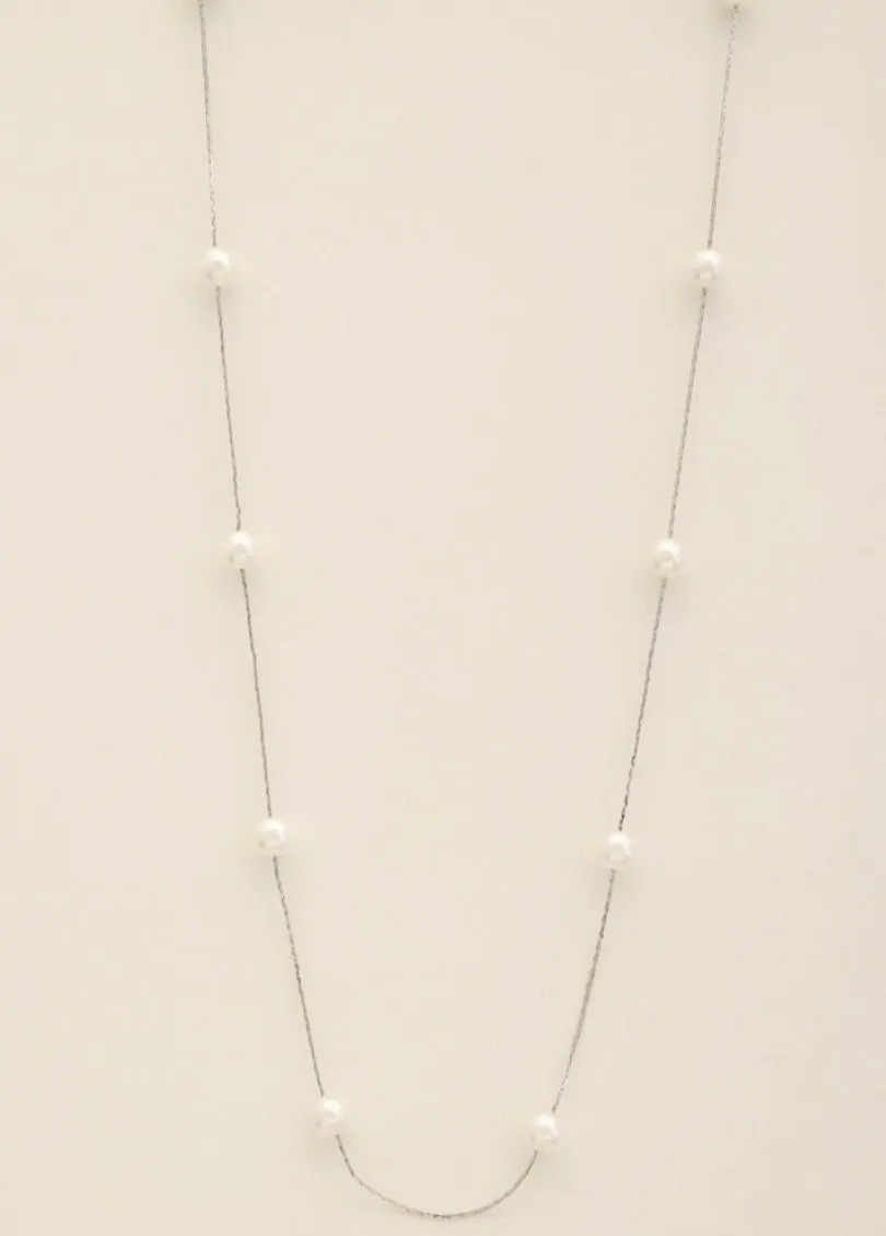 Long Pearl Necklace