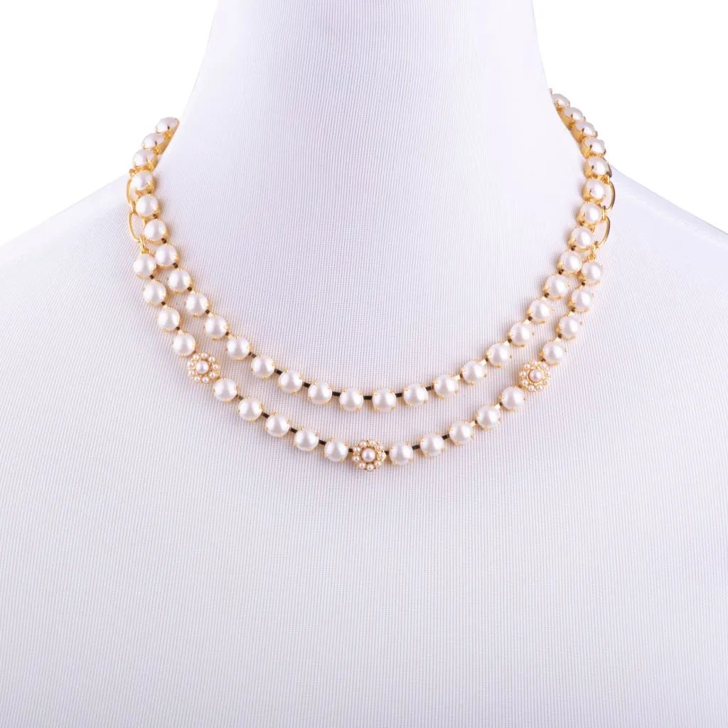 Medium Classic Necklace in "Pearl" *Custom*