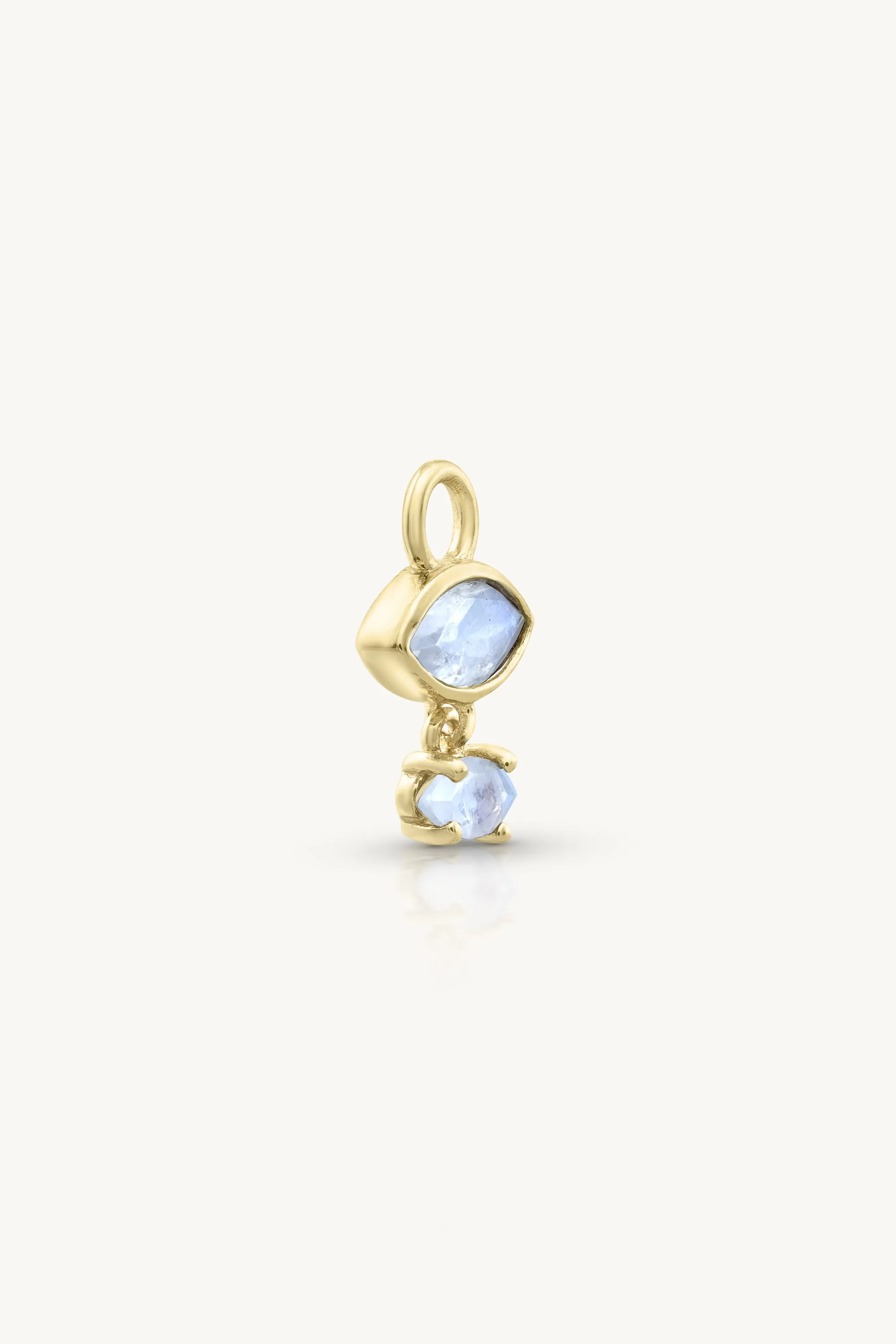 Mila Moonstone Gold Charm