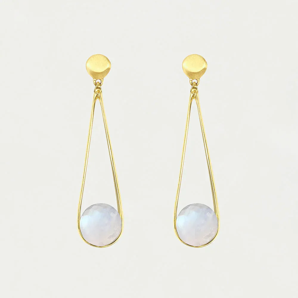 Mini Ipanema Earrrings - Moonstone