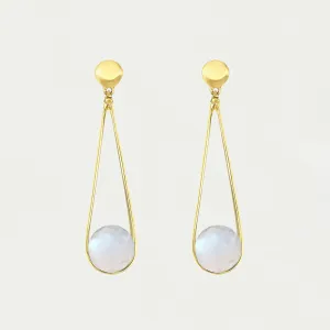 Mini Ipanema Earrrings - Moonstone