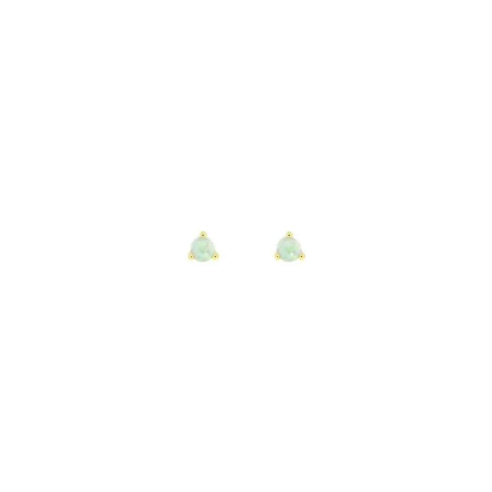 Modern Mood Solataire Aura 3 Prong Cabochan Gemstone