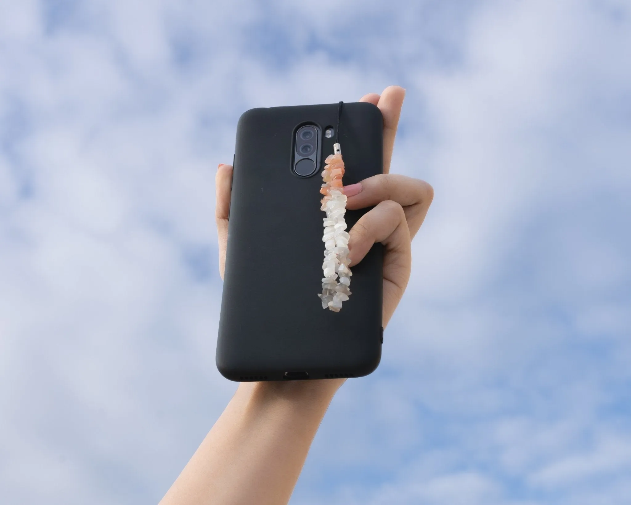 Moonstone Phone Charm