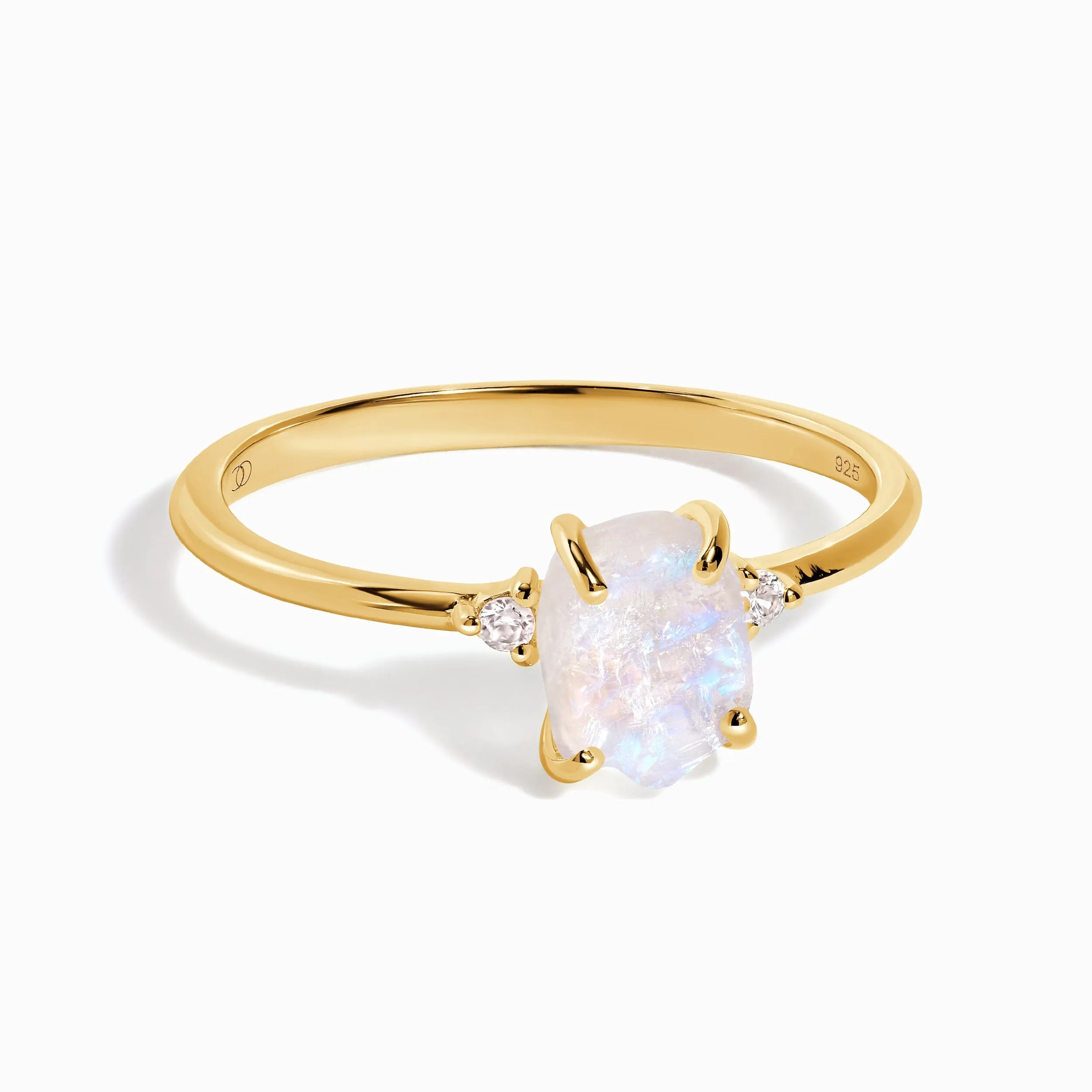 Moonstone Ring - Petite Raw Allure