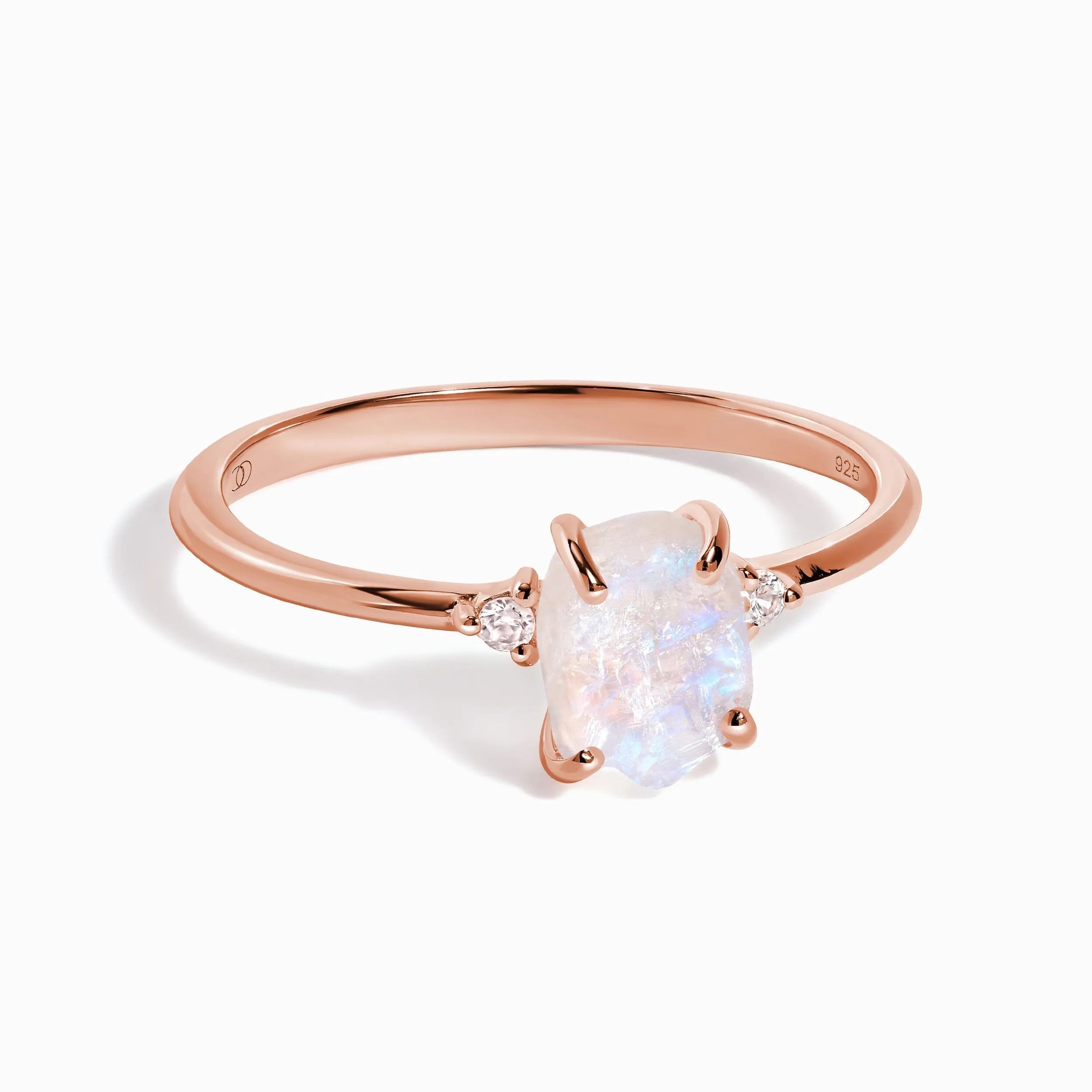Moonstone Ring - Petite Raw Allure