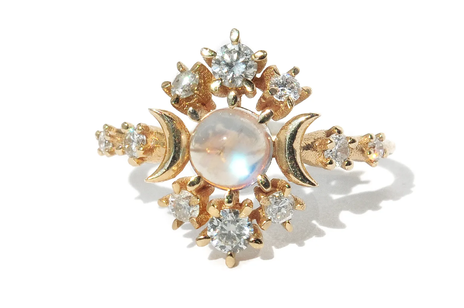 Moonstone Wandering Cosmos Ring