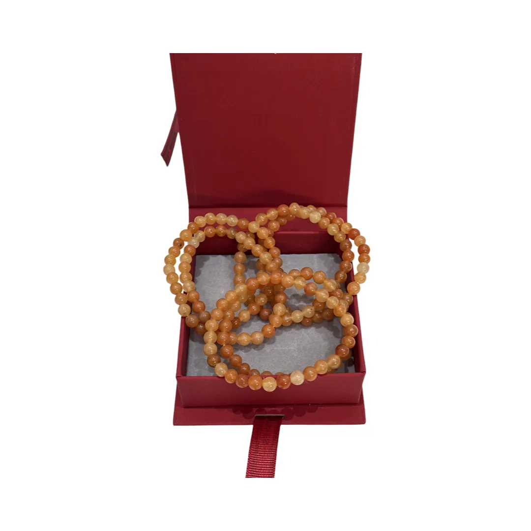 Natural Gemstone Bracelet Stack 6cm