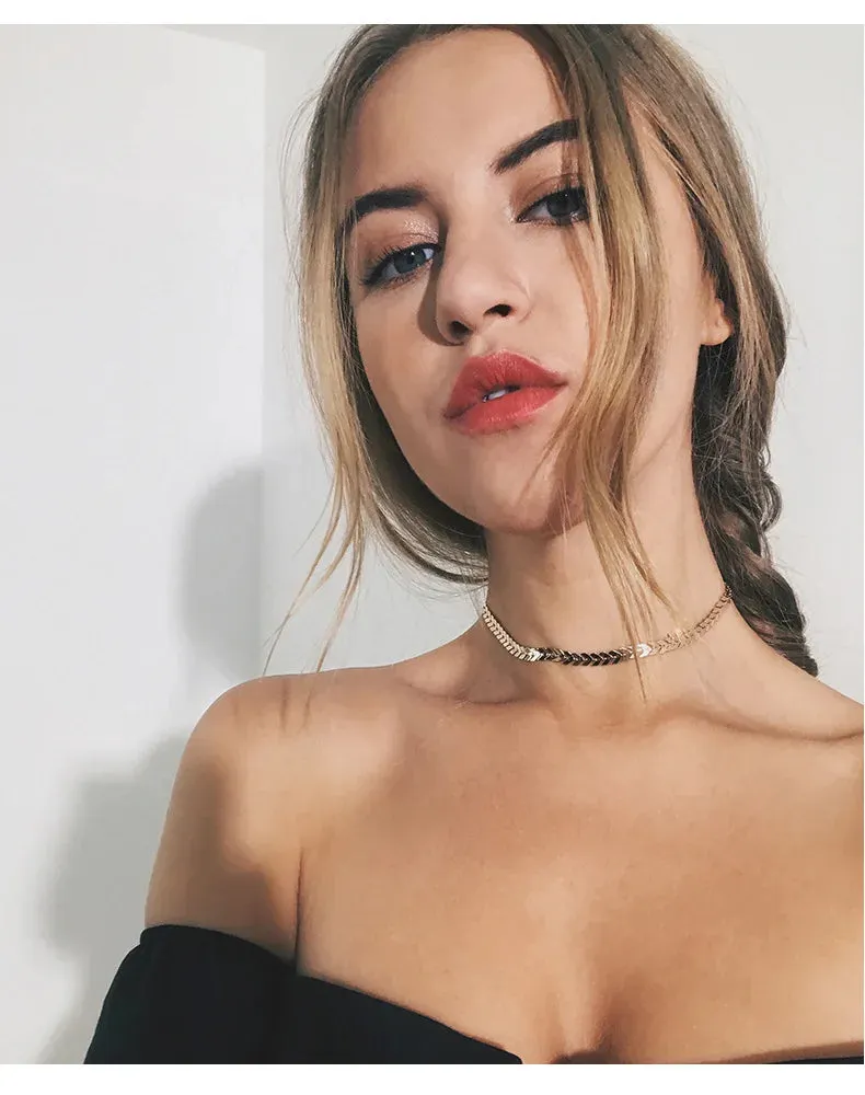 New Double Layer Necklace For Women Imitation Pearl Crystal Heart Pendant Chokers Necklaces Girls Gift Bohemia Cheap Jewelry